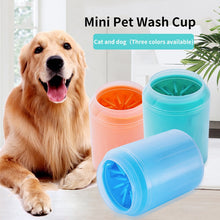 Load image into Gallery viewer, Portable Dog Paw Cleaner Cup Pet Feet Washer Cat Dirty Paw Cleaning Cup Soft Silicone Pet Foot Wash Tool for Small Large Dogs
