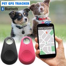 Load image into Gallery viewer, Pets Smart Mini GPS Tracking Finder Device Anti-Lost Waterproof Bluetooth Tracer for Pet Dog Cat Keys Wallet Bag Gps Dog Collar
